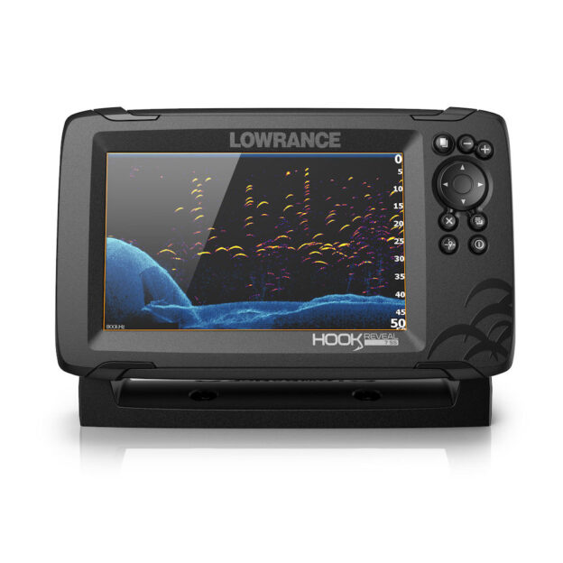 Lowrance Hook Reveal 7" HDI kaikuluotain karttaplotteri yhdistelmälaite