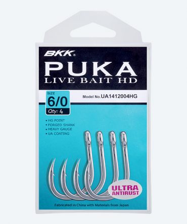 BKK PUKA Livebait HD Saltwater Hook