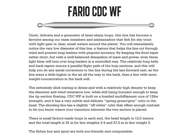 Guideline Fario CDC WF -perhosiima