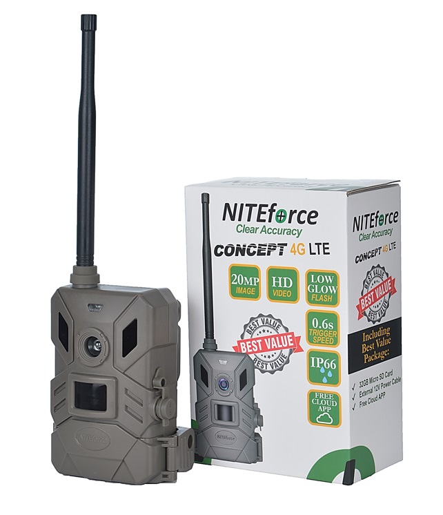 NITEforce Concept 4G LTE 20MP etäohjattava riistakamera