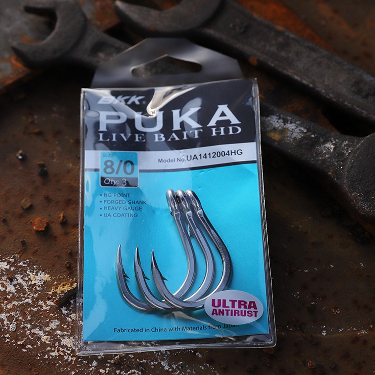 BKK PUKA Livebait HD Saltwater Hook
