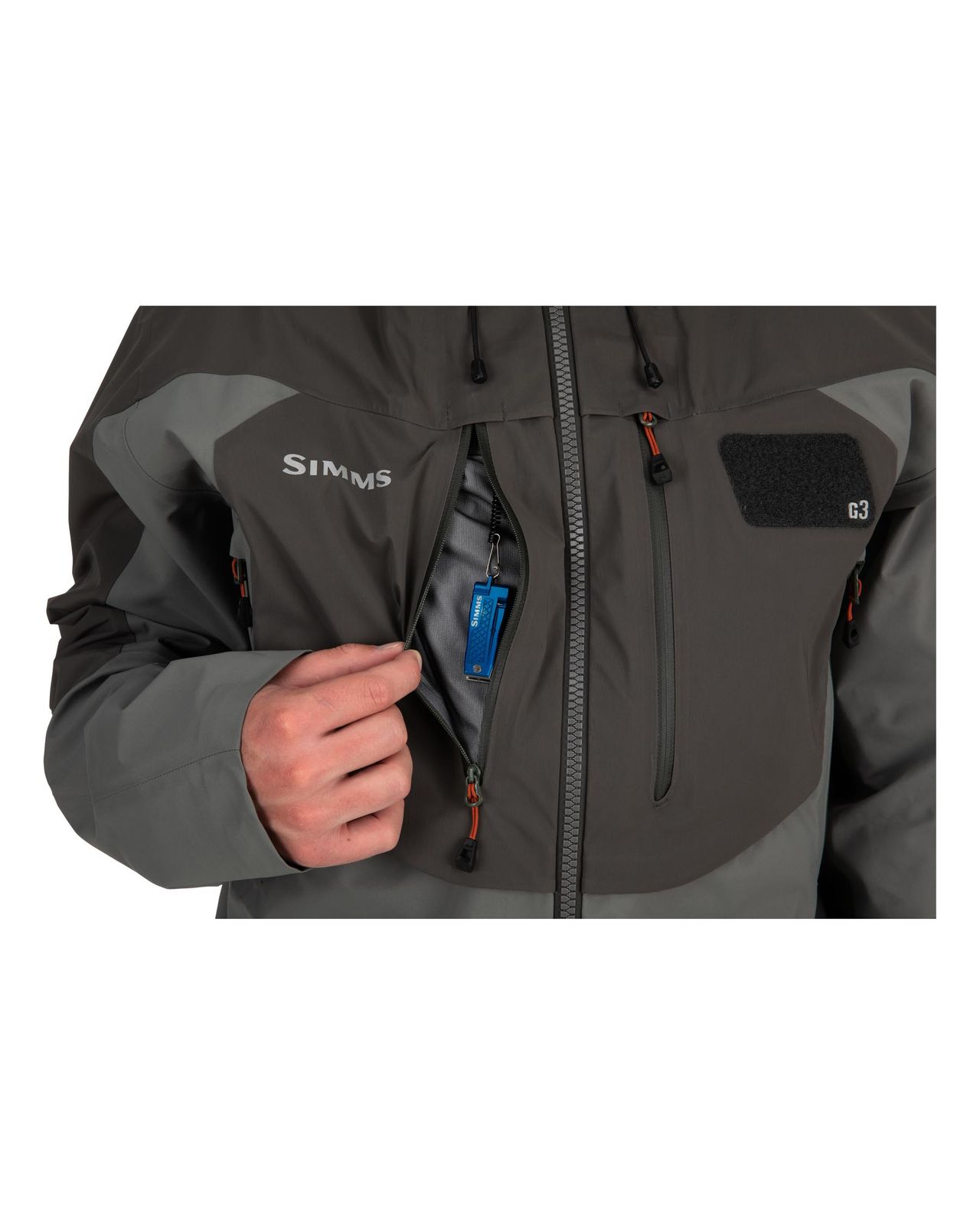 SIMMS G3 GUIDE JACKET GUNMETAL -KAHLUUTAKKI