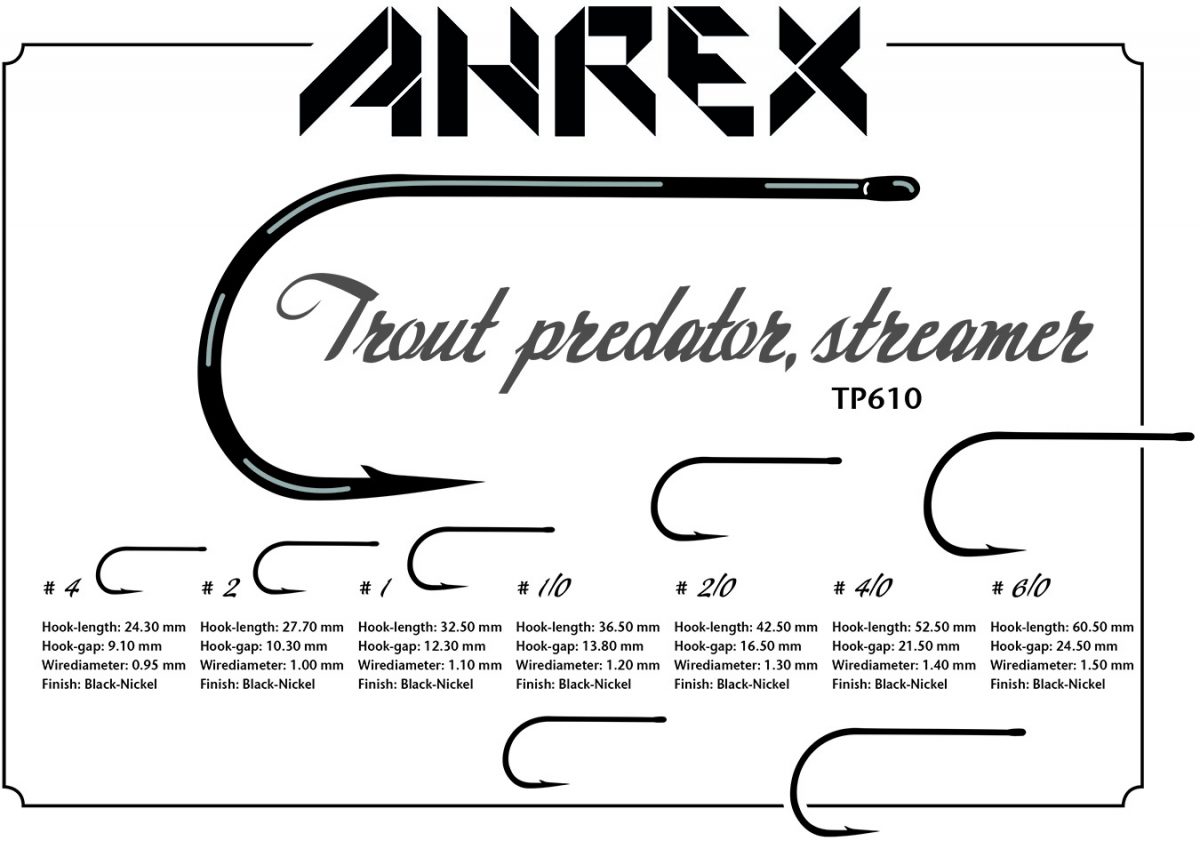 Ahrex TP610 – TROUT PREDATOR STREAMER -perhokoukut