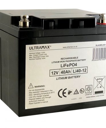 Ultramax LiFePO4 akku 12V 42Ah