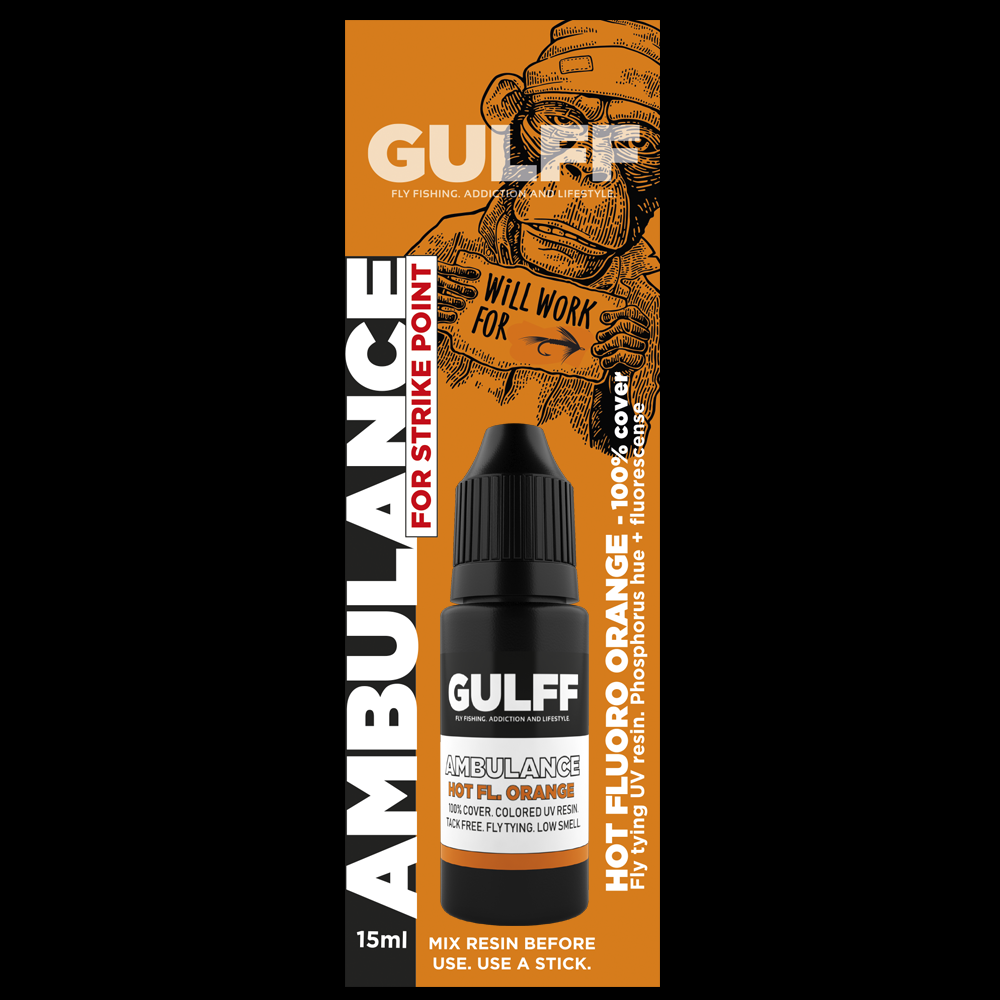 GULFF AMBULANCE COLOR RESIN ORANGE