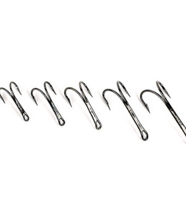 Loop Black Nickel Double Salmon hook