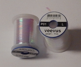 Veevus litteä helmiäis-tinseli