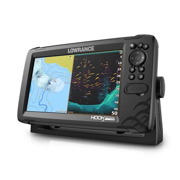 Lowrance Hook Reveal 9" HDI -värinäytöllinen yhdistelmälaite.