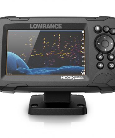 LOWRANCE HOOK REVEAL 5 ALL SEASON & PATRIOT FISHFINDER BAG