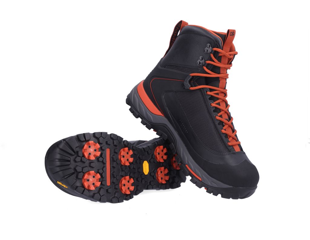Simms G4 Pro Powerlock -kahluukenkä, Vibram, Carbon