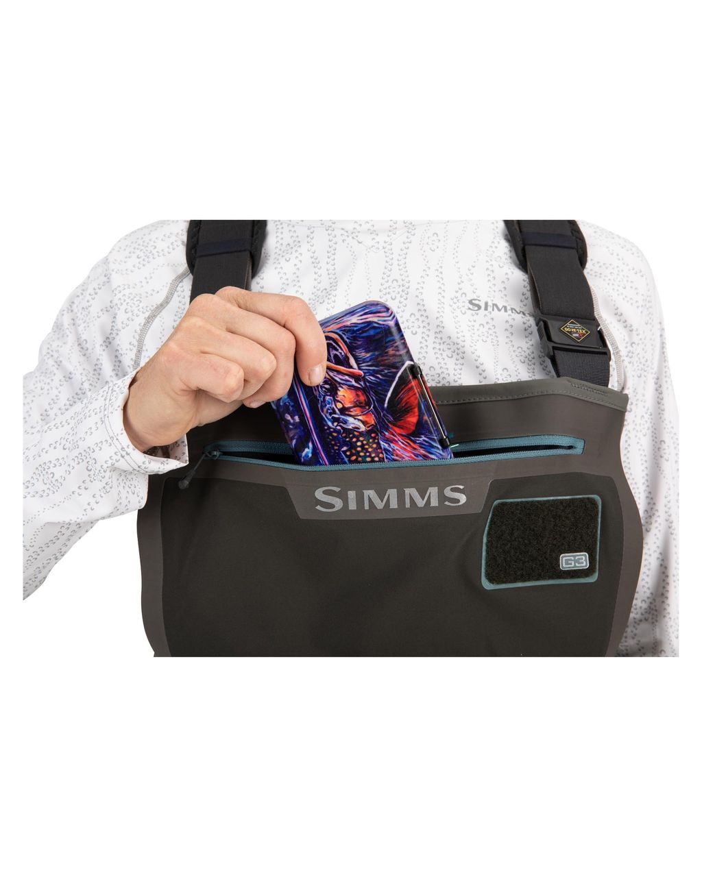 Simms Womens G3 -kahluuhousut, Gunmetal