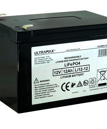 Ultramax LiFePO4 akku 12V 12Ah