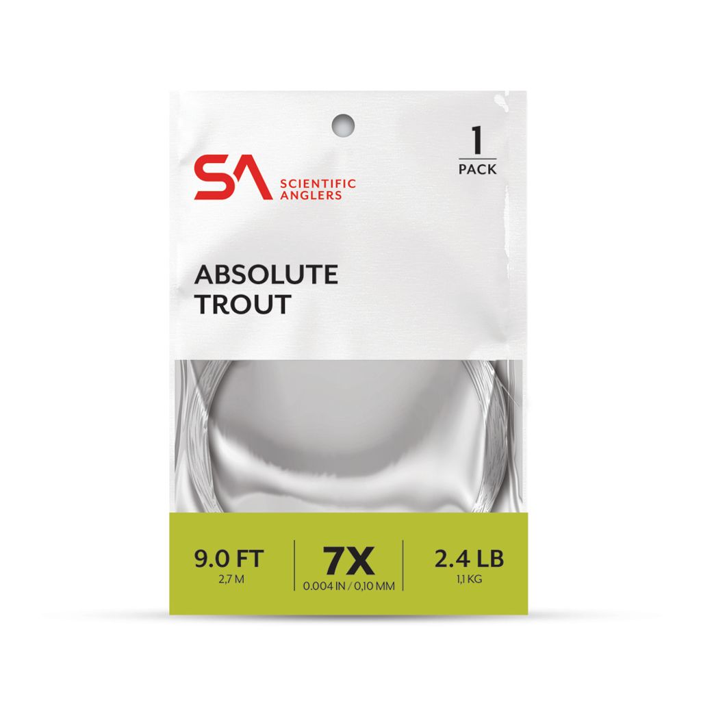 Scientific Anglers Absolute Trout Leader 9' -perhoperuke
