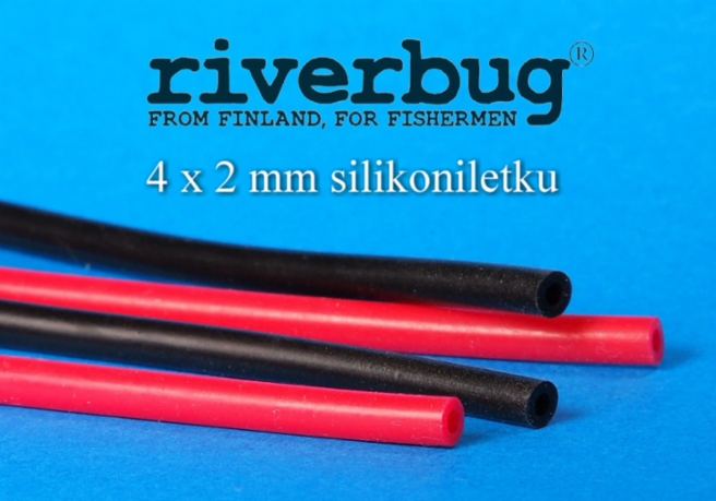 Riverbug -silikoniletku,1m, 4x2mm