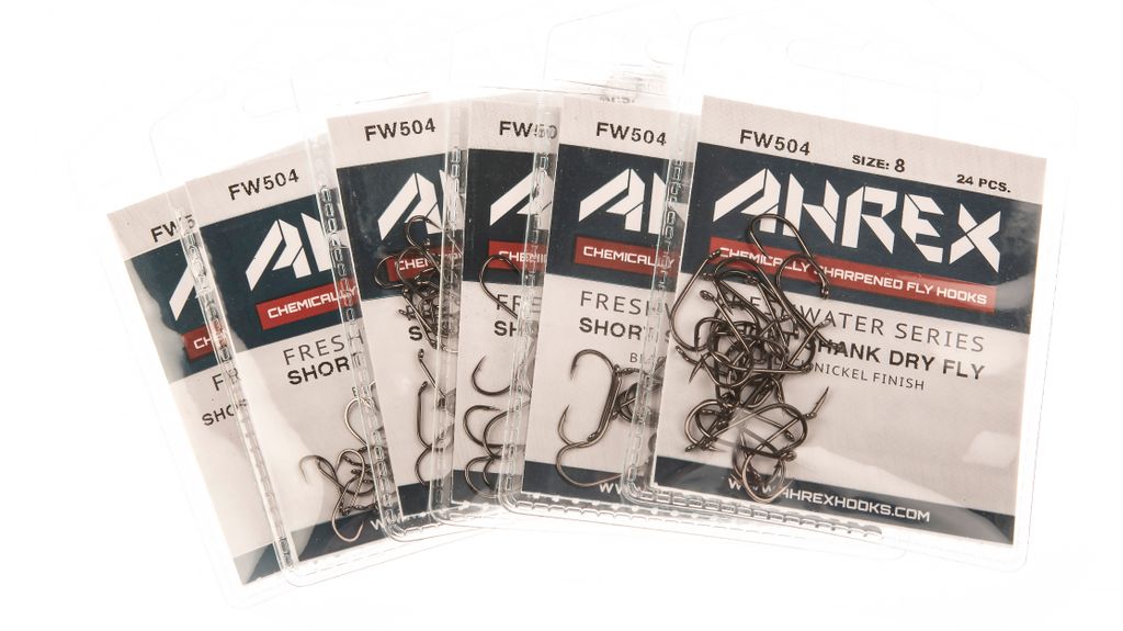 Ahrex FW504 Short Shank Dry -perhokoukut