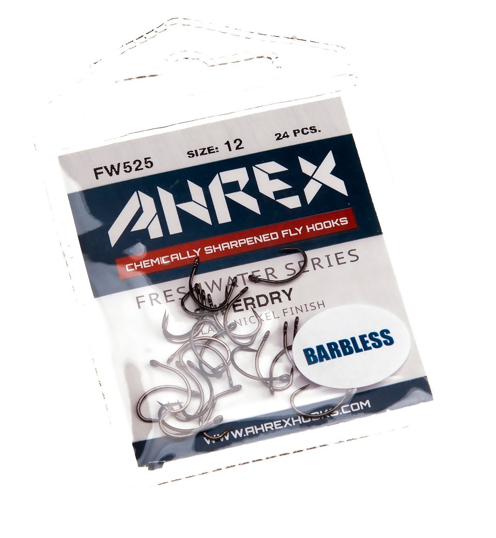 Ahrex FW525 Super Dry Barbless -perhokoukut