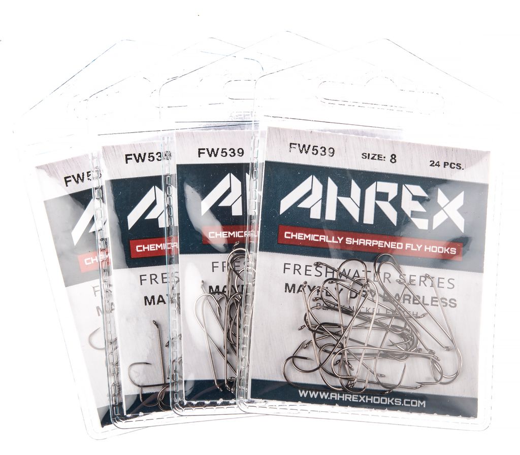 Ahrex FW539 Mayfly Dry Barbless -perhokoukut