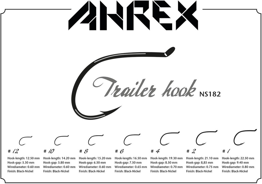 Ahrex NS182 Trailer Hook -perhokoukut
