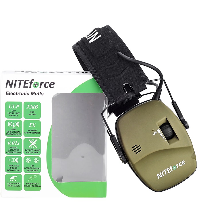 NiteForce SubSonic Pro -aktiivinen kuulusuojain