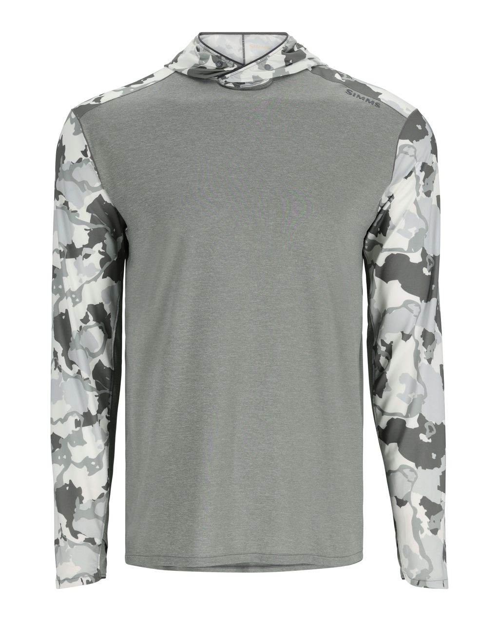 Simms M's Bugstopper® SolarFlex® Hoody, Cinder/Regiment Camo Cinder