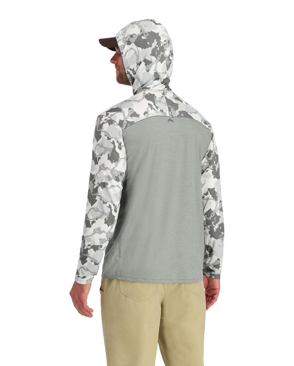 Simms M's Bugstopper® SolarFlex® Hoody, Cinder/Regiment Camo Cinder