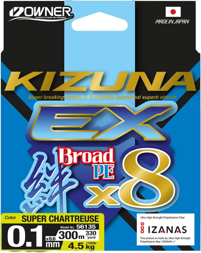 Owner SuperKizuna EX Chartreuse 150m -mikrokuitusiima