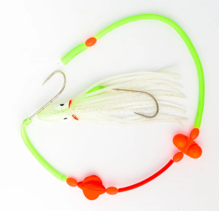 Fladen Ling/lump & cod/whiting lumi rattle octopus rig 7/0 0.80mm