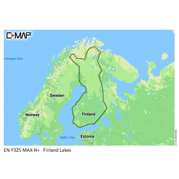 C-MAP Discover Y211 -Suomen sisävedet karttakortti