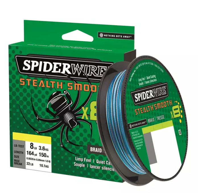 Spiderwire Stealth Smooth 8 Kuitusiima 150m | Blue Camo