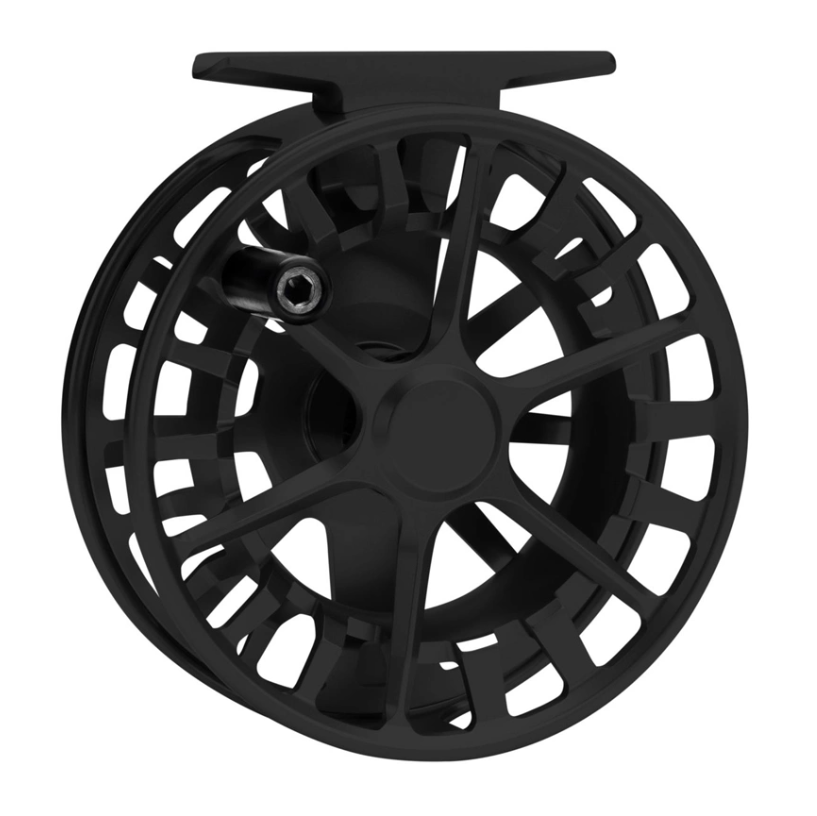 Lamson Guru S HD 9+ Fly Reel, blackout