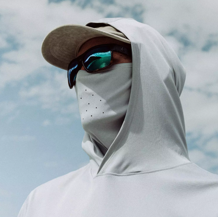 Grundens Tough Sun Masked Hoodie - aurinkohuppari