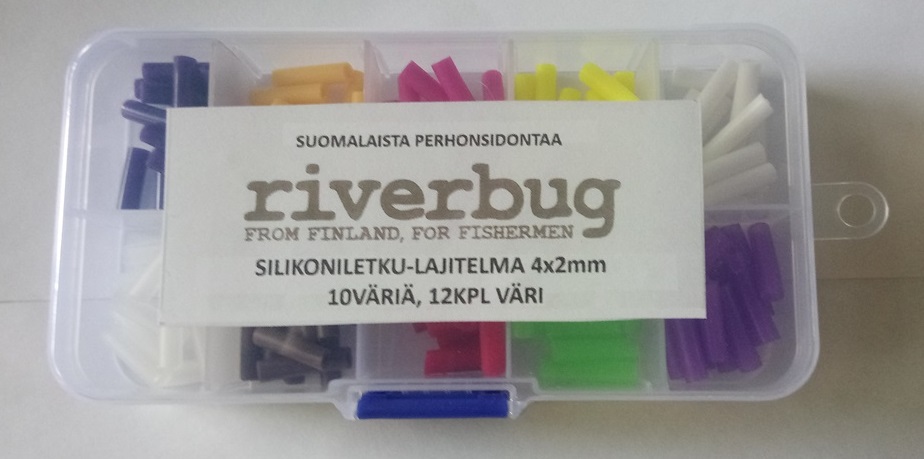 Riverbug -silikoniletku-lajitelma, 10väriä