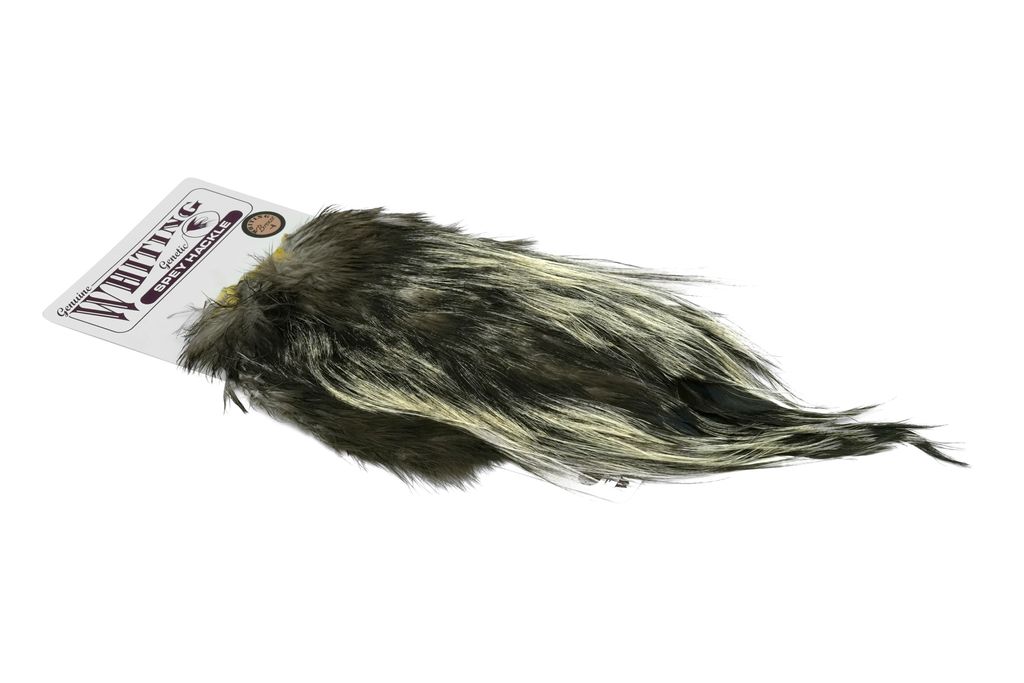 Whiting Spey Hackle Rooster Saddle Bronze
